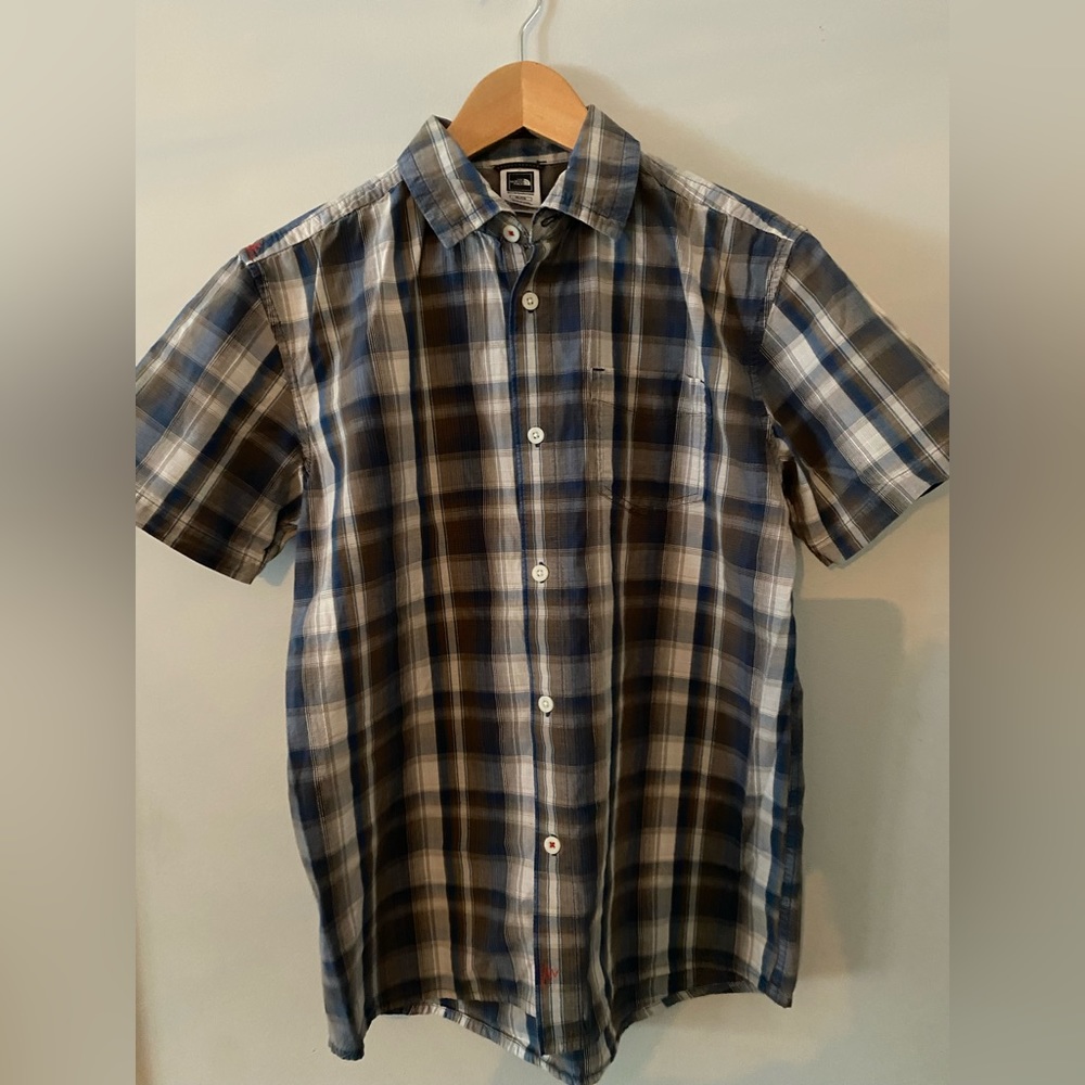 North Face Button Short Sleeve Shirt